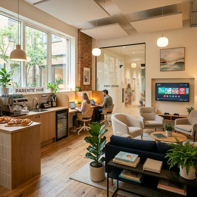 Área de Coworking y Descanso de Neuro Ludixx